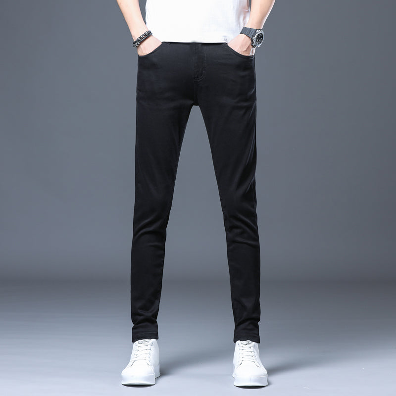 Men's White / Black Jeans Option- Ripped/Holes or Cropped - RMKA SELECT