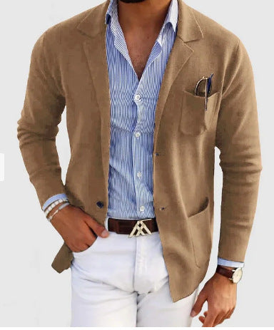 Men's Ultra Soft Two Button Single Breasted Jacket