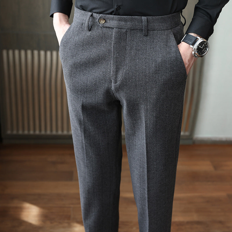 Men's Brushed Woolen Pants