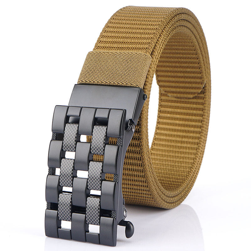 Bright and Bold Nylon Belt With Automatic Buckle