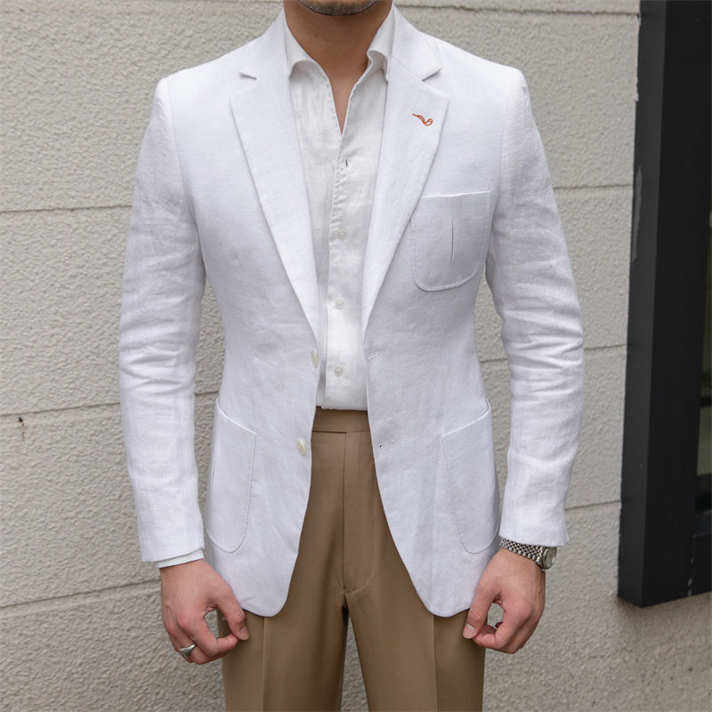 Thin Breathable Linen Casual Jacket - RMKA SELECT