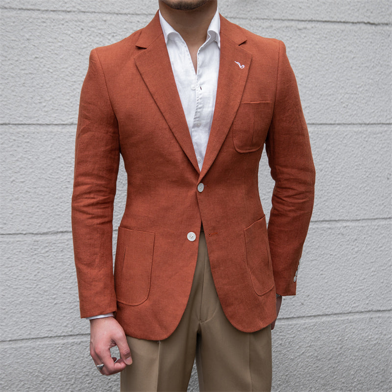 Thin Breathable Linen Casual Jacket - RMKA SELECT