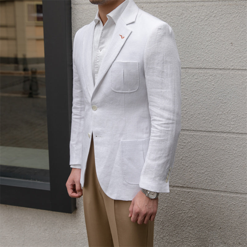 Thin Breathable Linen Casual Jacket - RMKA SELECT