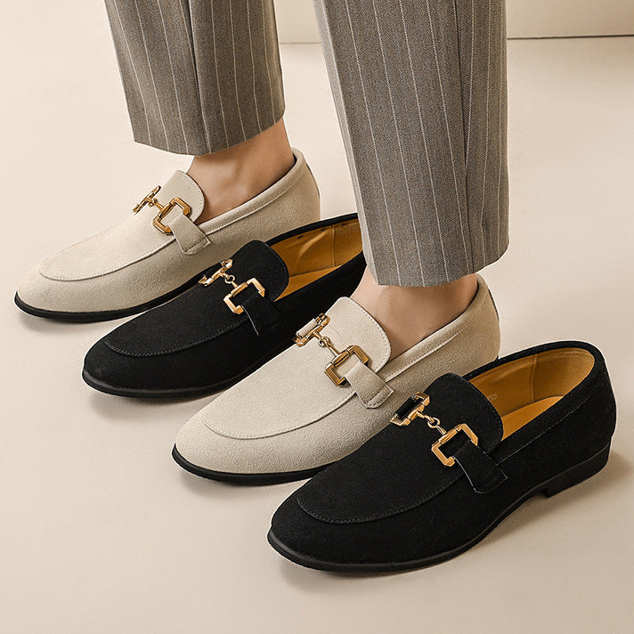 Men's Suede Leather Loafers