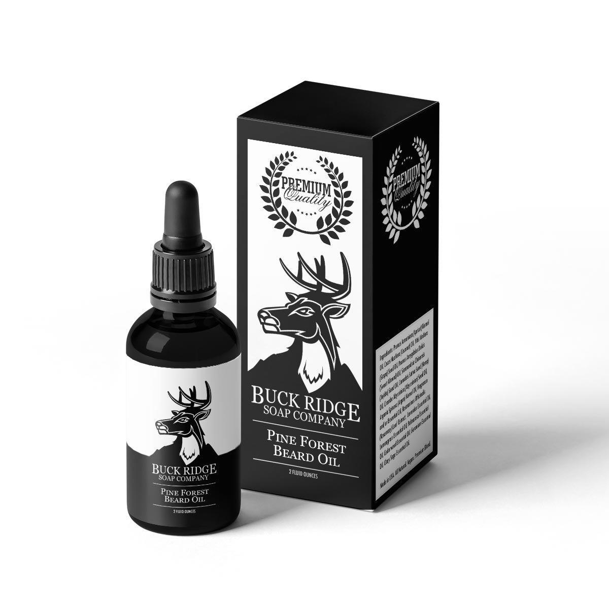 Buck Ridge Pine Forest Premium Beard Oi - RMKA SELECT