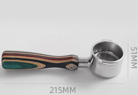 Italian elegant natural wood portafilter handle - RMKA SELECT