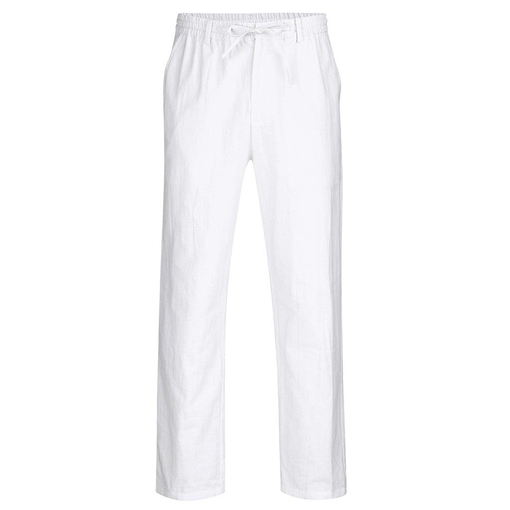 Straight leg linen pants - RMKA SELECT