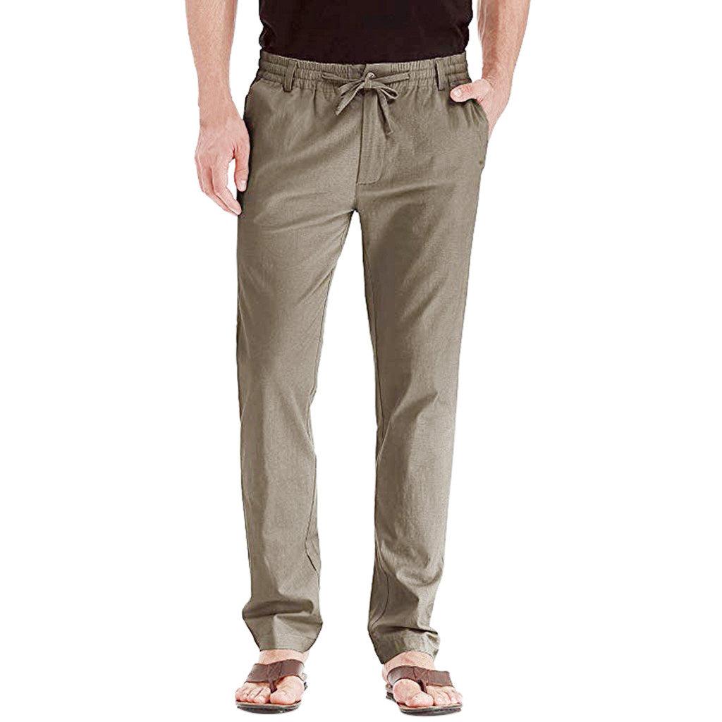 Straight leg linen pants - RMKA SELECT