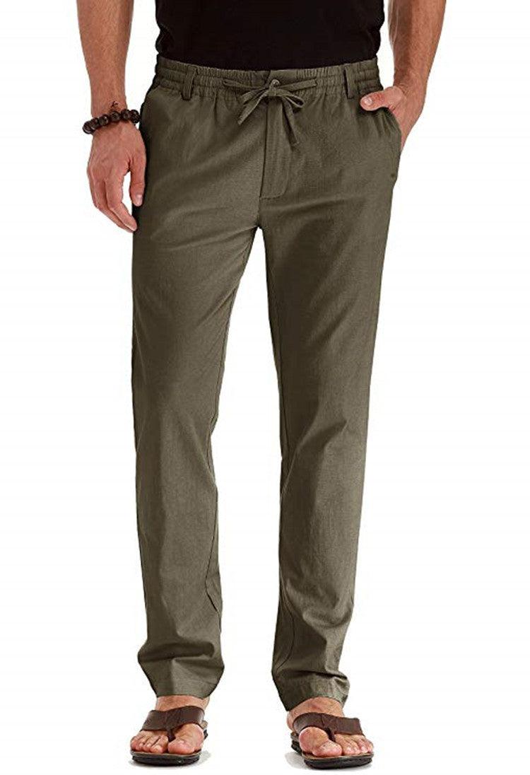 Straight leg linen pants - RMKA SELECT