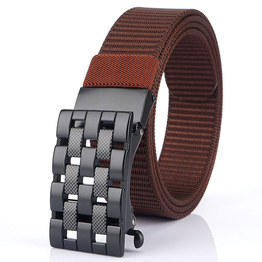 Bright and Bold Nylon Belt  With Automatic Buckle