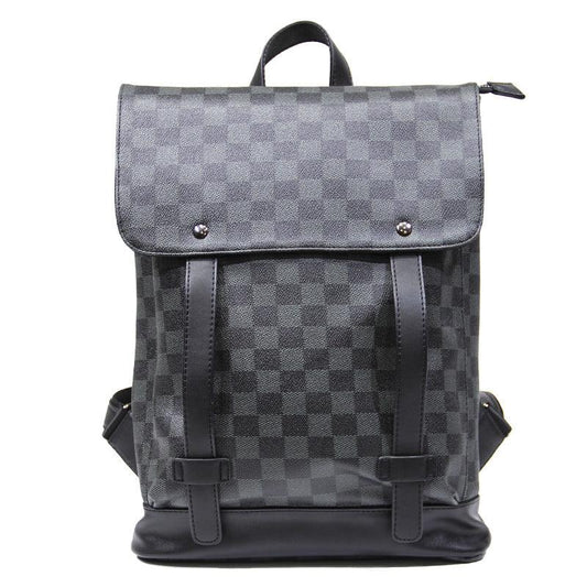 Outdoor Backpack Travel Bag School Bag Check Pattern - RMKA SELECT