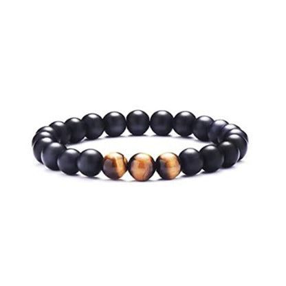 Tiger Eye Stone Volcanic Stone Bracelet Men's Bracelet - RMKA SELECT