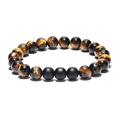 Tiger Eye Stone Volcanic Stone Bracelet Men's Bracelet - RMKA SELECT