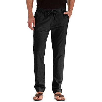 Straight leg linen pants - RMKA SELECT