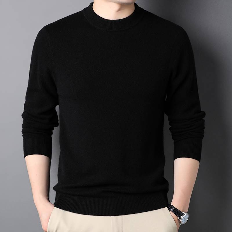 Men's Pure Cashmere Turtle Neck