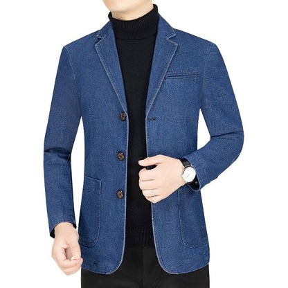 Euro Design Men's Denim Sport Jacket