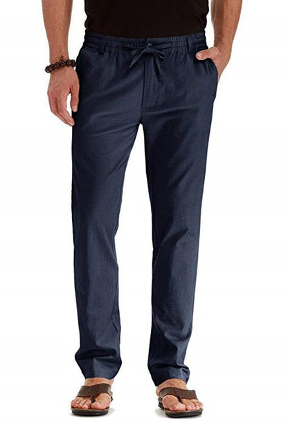 Straight leg linen pants - RMKA SELECT
