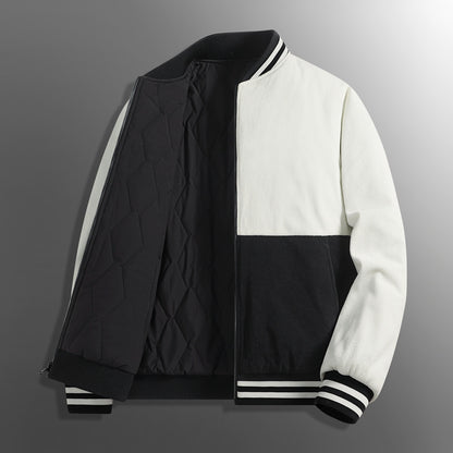 High-end Reversible Cotton  Baseball Jacket