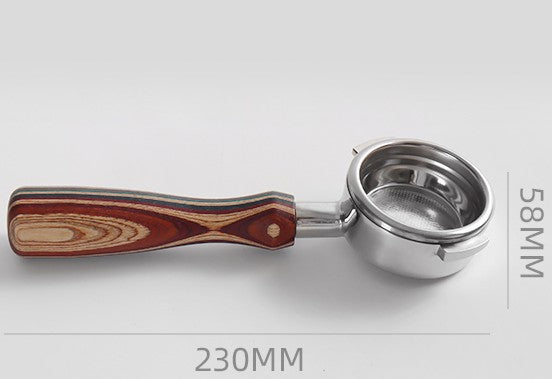 Italian elegant natural wood portafilter handle - RMKA SELECT