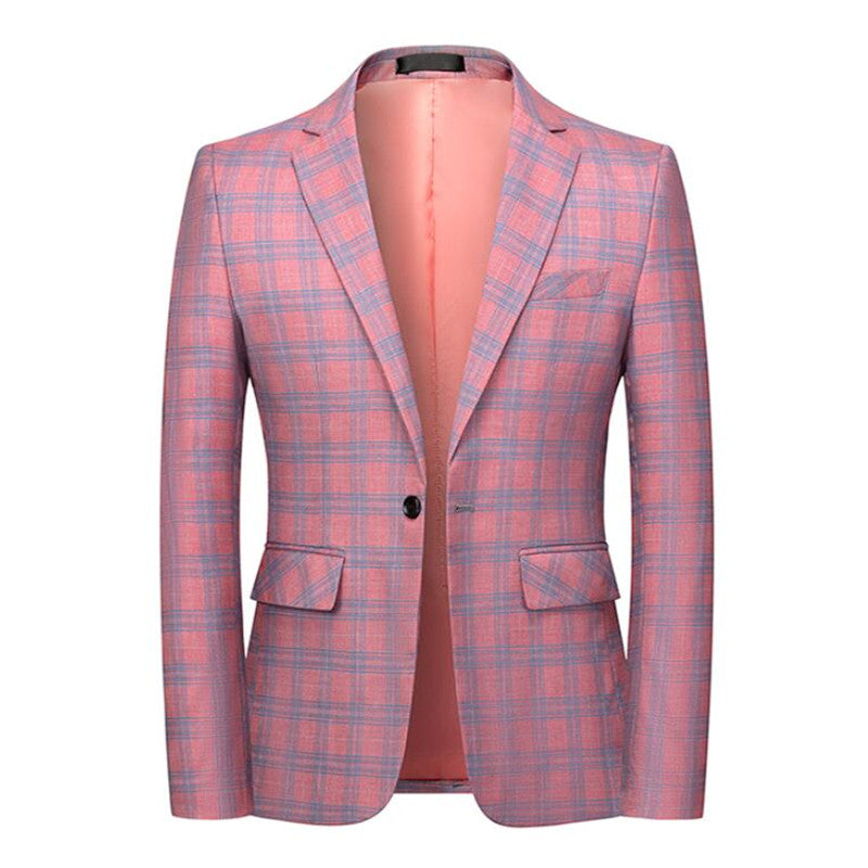 Slim Fit British Check Blazer - RMKA SELECT