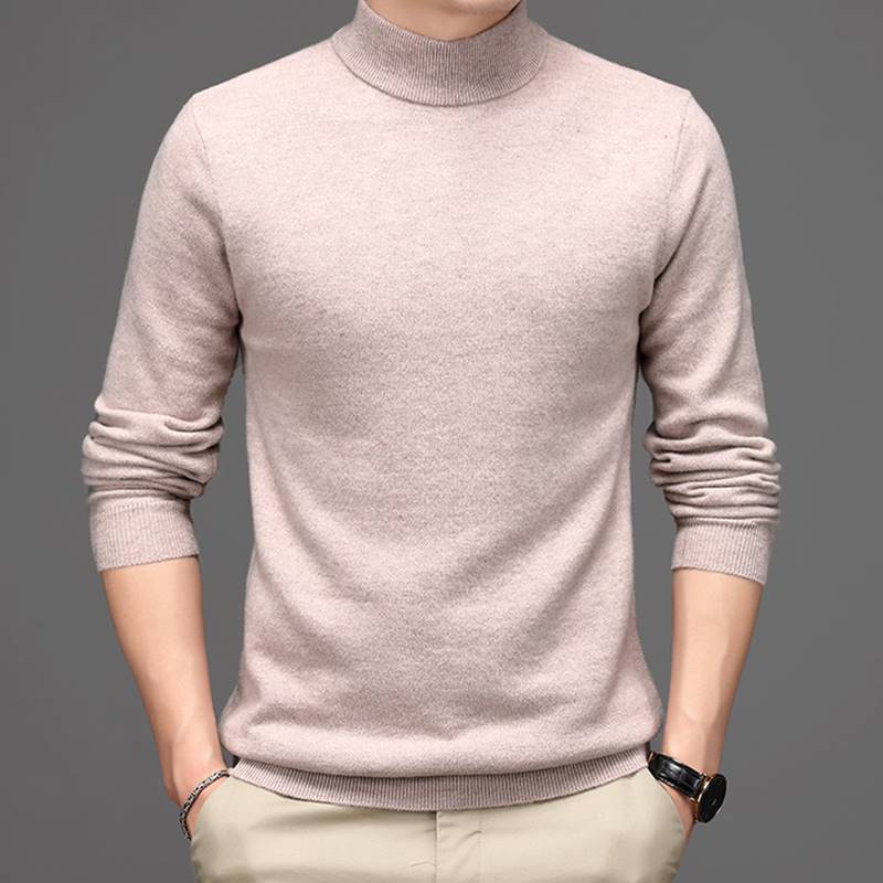 Men's Pure Cashmere Turtle Neck