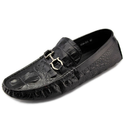 Men's Crocco Pattern Driving Shoes - RMKA SELECT