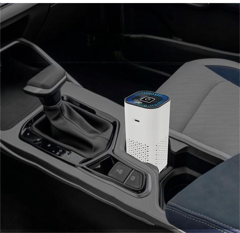 Car and Home Portable Air Purifier / Negative Ion Generator That Removes Formaldehyde Smoke and unwanted odors. - RMKA SELECT