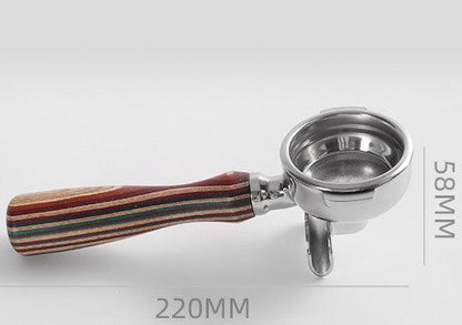 Italian elegant natural wood portafilter handle - RMKA SELECT