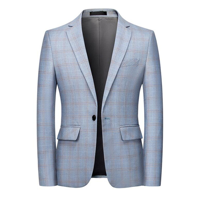 Slim Fit British Check Blazer - RMKA SELECT