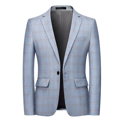 Slim Fit British Check Blazer - RMKA SELECT