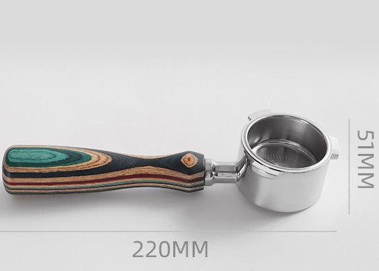 Italian elegant natural wood portafilter handle - RMKA SELECT