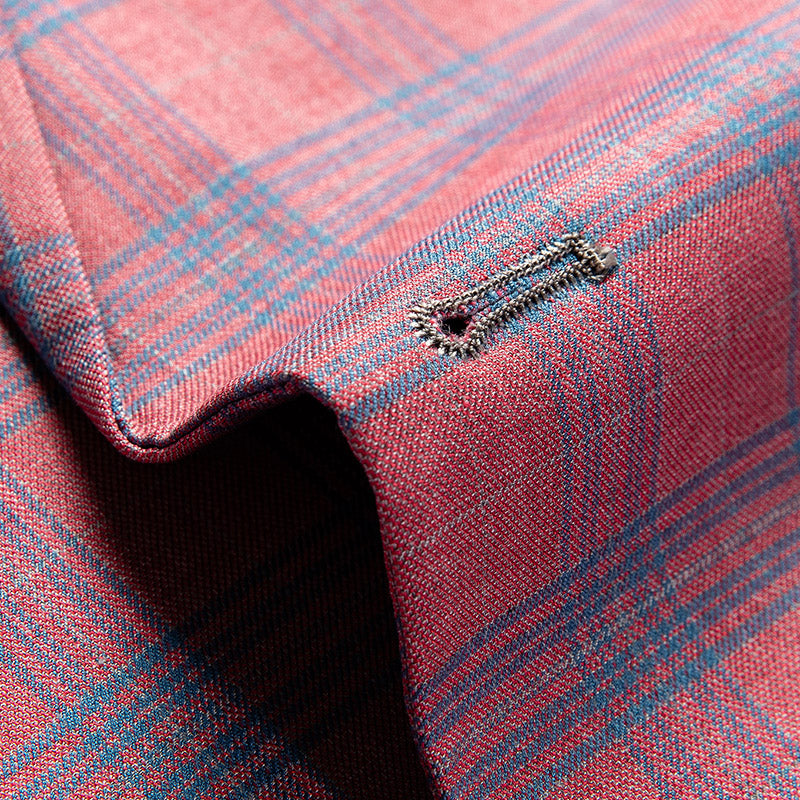 Slim Fit British Check Blazer - RMKA SELECT