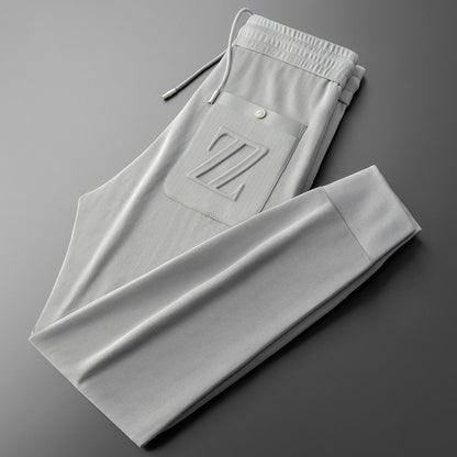 Men's Embroidered Casual Track Pants