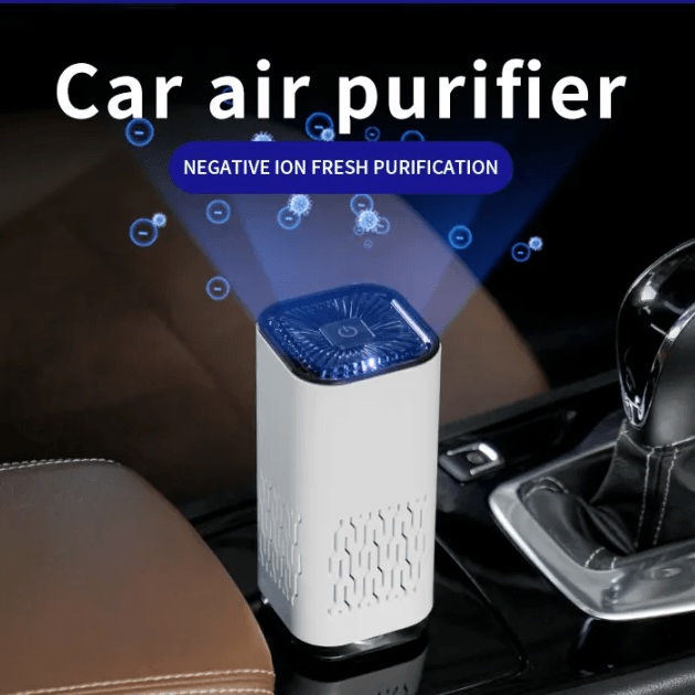 Car and Home Portable Air Purifier / Negative Ion Generator That Removes Formaldehyde Smoke and unwanted odors. - RMKA SELECT