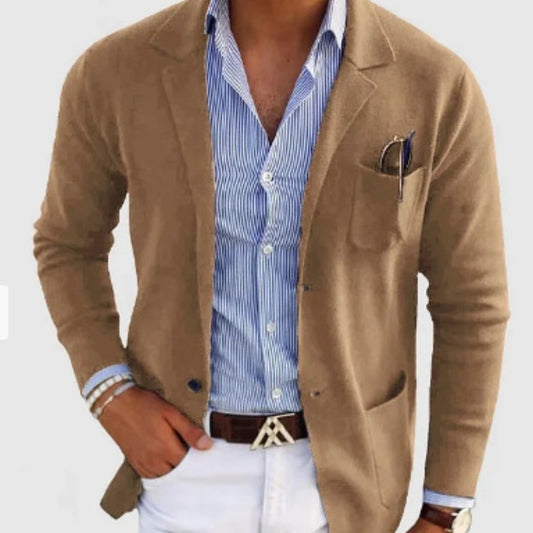 Men's Ultra Soft Two Button Single Breasted Jacket