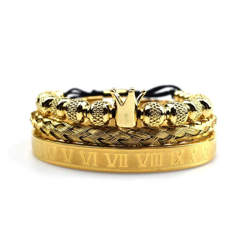 Luxury Roman Royal Crown Adjustable Bracelet - RMKA SELECT