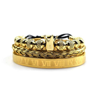 Luxury Roman Royal Crown Adjustable Bracelet - RMKA SELECT