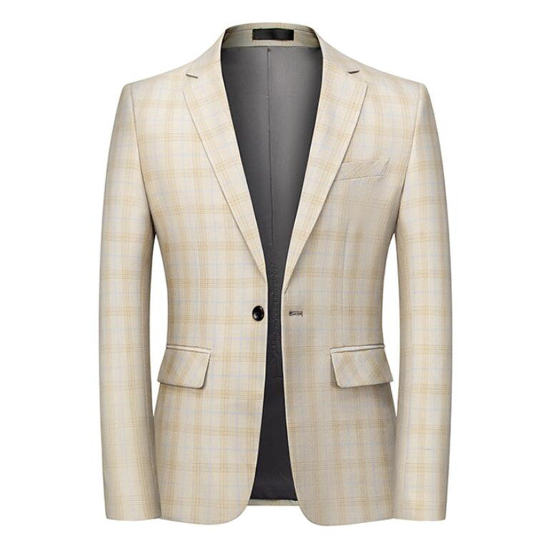 Slim Fit British Check Blazer - RMKA SELECT