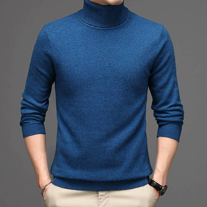 Men's Pure Cashmere Turtle Neck