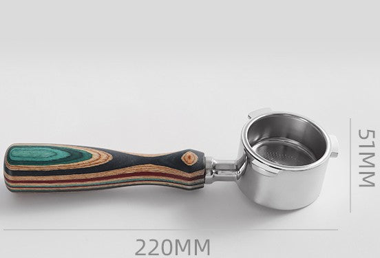 Italian elegant natural wood portafilter handle - RMKA SELECT