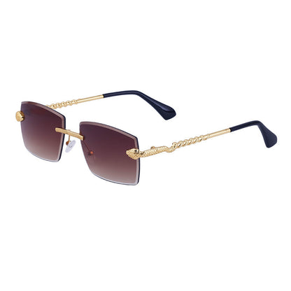 Fashion Rimless Sunglasses For Men - RMKA SELECT