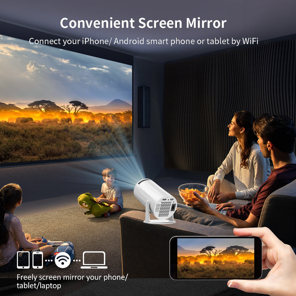 Mini Portable Projector Support 4K - RMKA SELECT