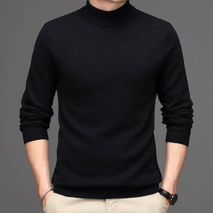 Men's Pure Cashmere Turtle Neck