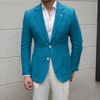 Thin Breathable Linen Casual Jacket - RMKA SELECT