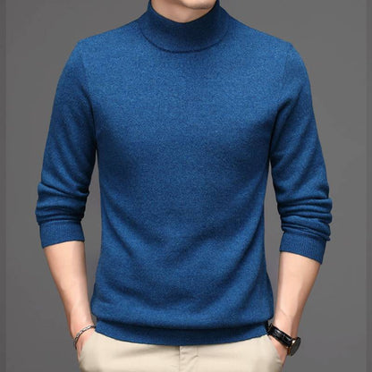 Men's Pure Cashmere Turtle Neck