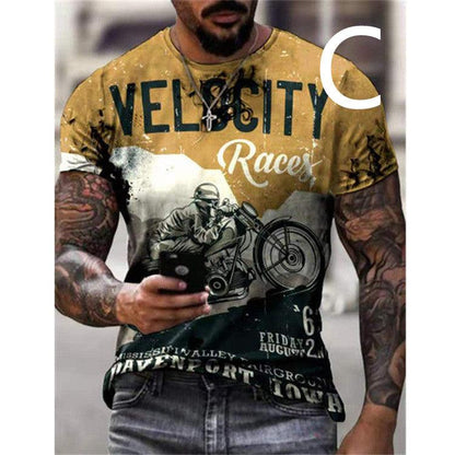 Men's T-shirt Route 66 / Motorcycle Designs - RMKA SELECT