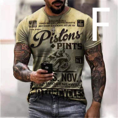 Men's T-shirt Route 66 / Motorcycle Designs - RMKA SELECT