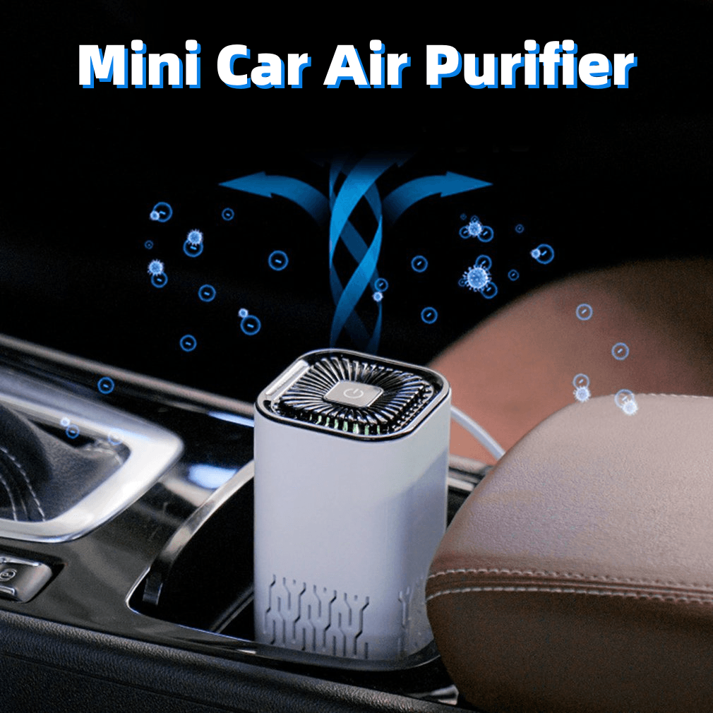 Car and Home Portable Air Purifier / Negative Ion Generator That Removes Formaldehyde Smoke and unwanted odors. - RMKA SELECT