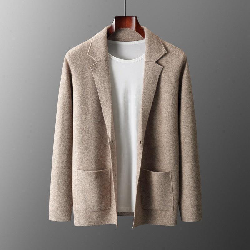 Pure Marino Wool Men's Knitted Jacket/ Sweater . - RMKA SELECT