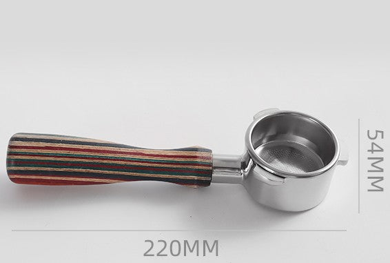 Italian elegant natural wood portafilter handle - RMKA SELECT